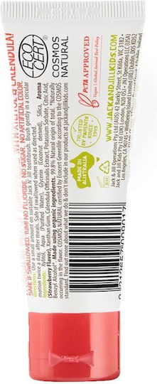 Jack n' Jill Baby Toothpaste for 6m+ with Strawberry Flavor Fluoride-Free 50gr