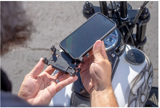 Sp Connect Motorcycle Phone Mount Universal Phone Clamp Max Spc+