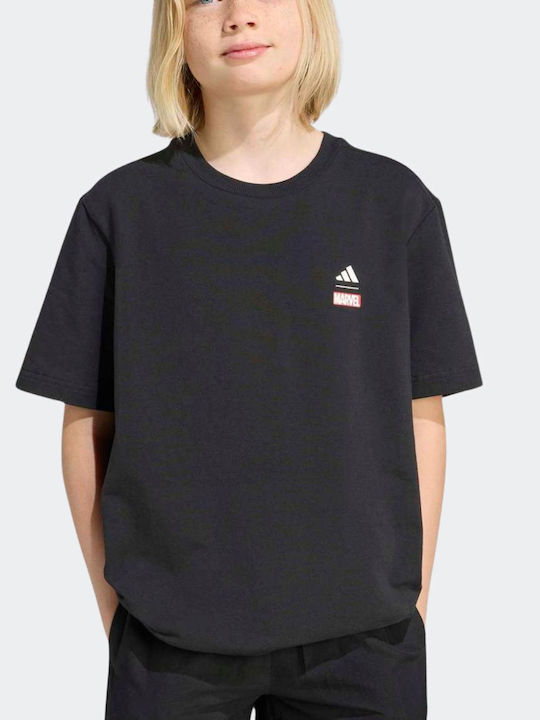 Kids T-shirt Black/Off White Spider-man