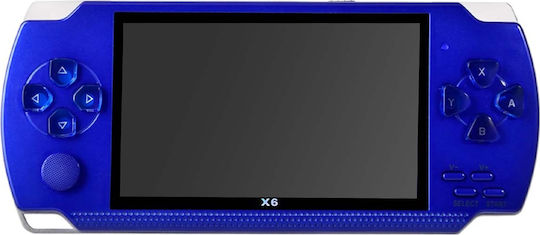 Techkidz 4.3-inch Portable Emulator Console Audio Video Player Blue