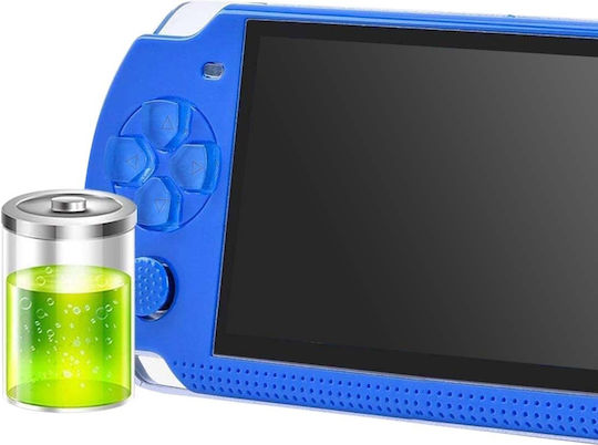 Techkidz 4.3-inch Portable Emulator Console Audio Video Player Blue