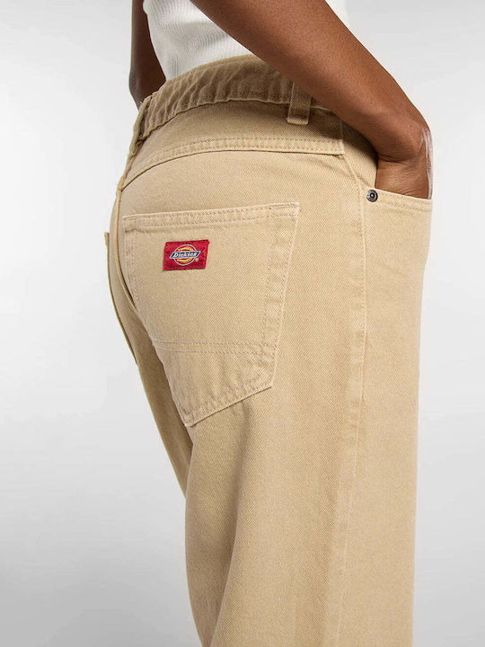 Women's Fabric Trousers in Relaxed Fit Desert Camo