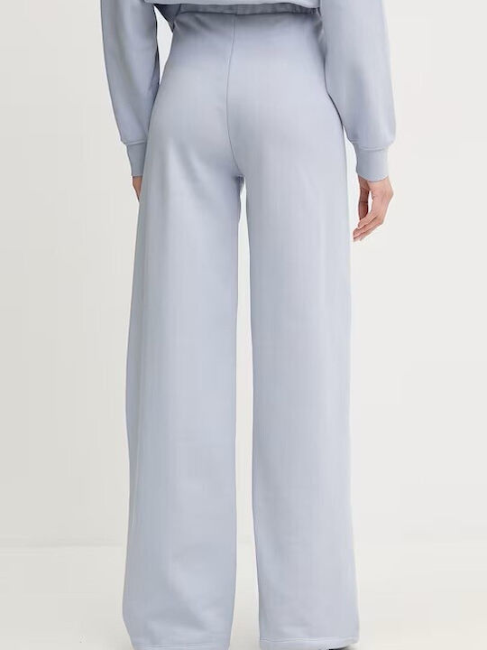 High Waist Light Blue Sweatpants