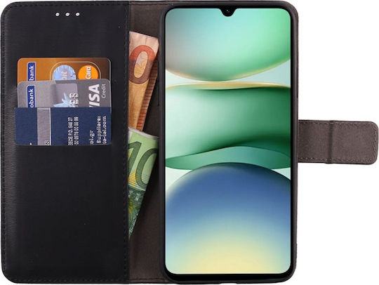 Volte-Tel Allure Magnet Book Synthetic Leather / Silicone Black (Redmi A5)