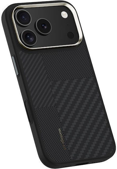 Armor Pro 360 Full Cover Aramid Fiber Silicone Black Mobile Phone Case Compatible with iPhone 17 Pro Max