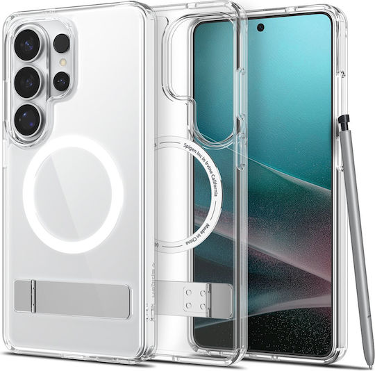Spigen Ultra Hybrid S Mag Fit Rückseite Silikon / Kunststoff Transparent (Galaxy S26 Ultra)