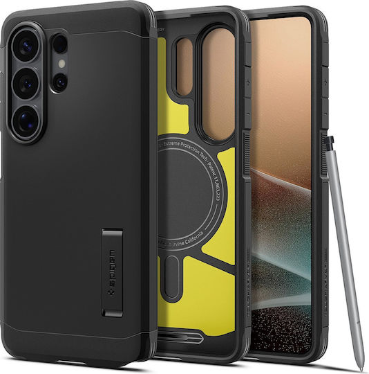 Spigen Tough Armor Mag Umschlag Rückseite Silikon Kunststoff 2mm Schwarze Galaxy S26 Ultra