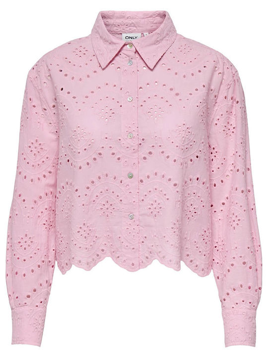 Long Sleeve Women's Shirt Pink Lady