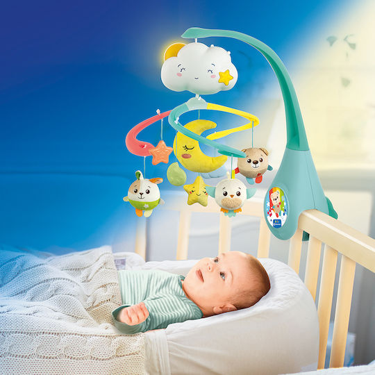 AS Hanging Cot Toy with Music and Rotation Skydreams for Newborns