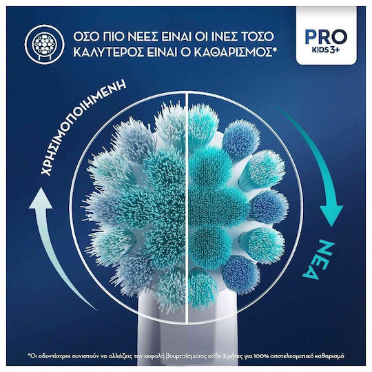 Oral-B Kids Electric Toothbrush Replacement Heads 2 Pieces for 3+ Years