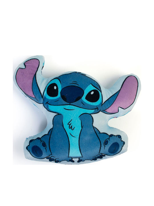 Dimcol Kinder Wurfkissen Hellblau Beidseitig 20x16cm