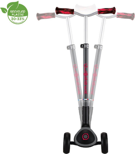 Globber Kinderroller Klappbar 3-Rad für 4+ Jahre Rot