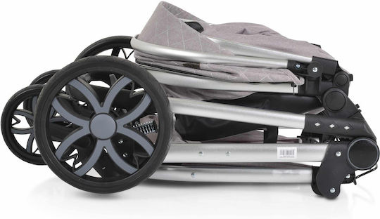 Cangaroo Alma Reversible 2 in 1 Baby Stroller Suitable for Newborn Gray Brown 7.5kg