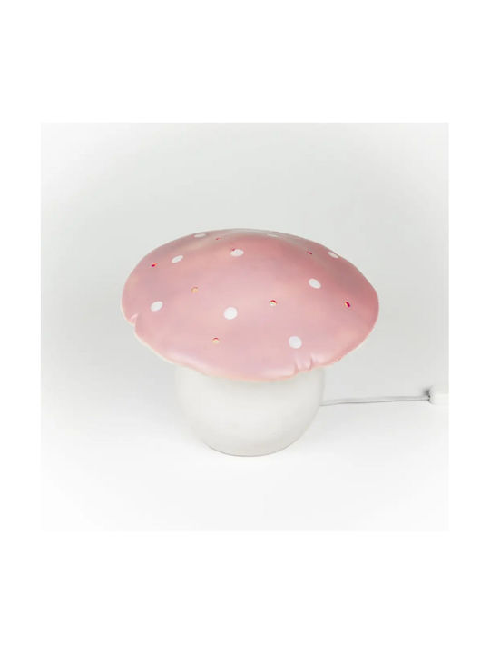 Egmont Kids Decorative Lamp Mushroom Medium Pink 26x26x20εκ.