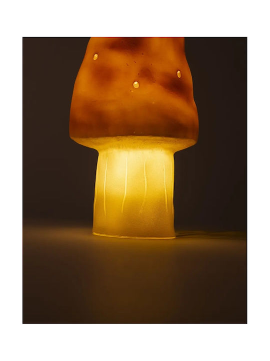 Egmont Led Kids Decorative Lamp Mushroom Small Pink 15x15x28εκ.