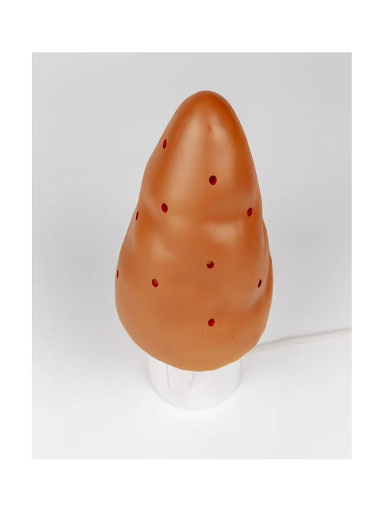 Egmont Led Kids Decorative Lamp Mushroom Small Pink 15x15x28εκ.