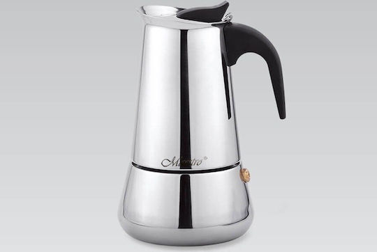 Maestro Μπρίκι Espresso 4cups Inox Γκρι