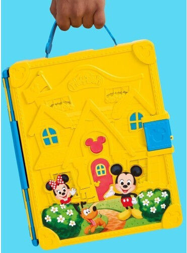 Hasbro Плей-Доу Пластелини - Игра Disney Junior On-the-Go Пекарна Кухня за 2+ Години 3 Части