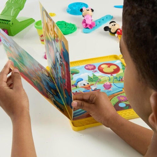 Hasbro Плей-Доу Пластелини - Игра Disney Junior On-the-Go Пекарна Кухня за 2+ Години 3 Части