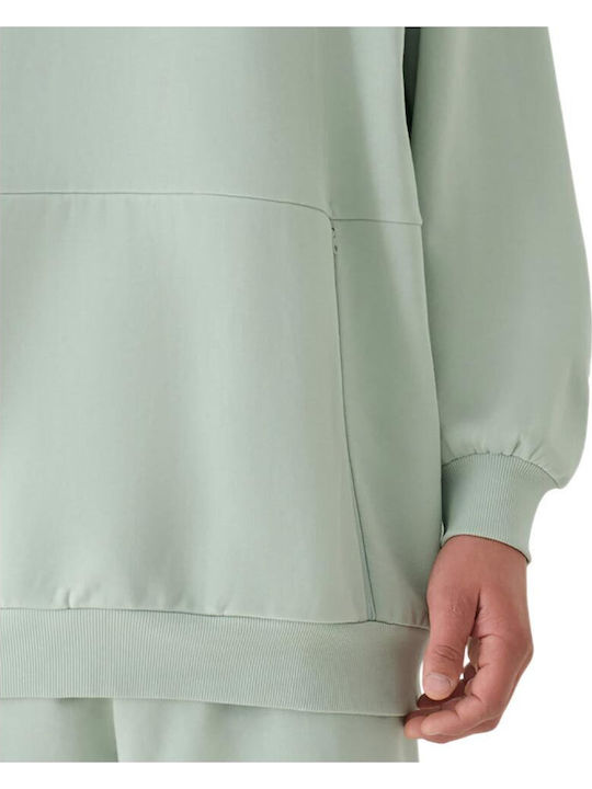 Turquoise Hooded Sweatshirt