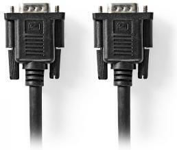 Nedis Кабел VGA мъжки - VGA женски Черен 2m CCGL59100BK20