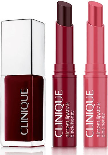 Clinique Ulta Honey Set Makeup Set for Lips Black Honey 3 Pieces