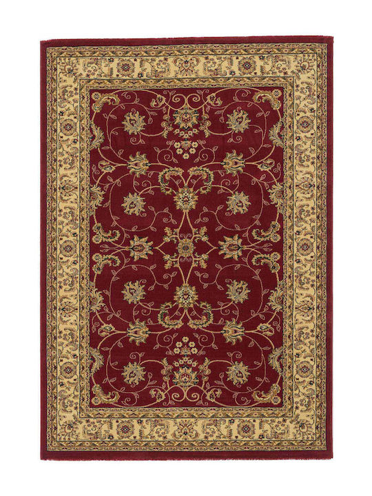 Isexan Milano 8313 Wohnzimmer Teppich Rechteckig Burgundisch 67x67cm