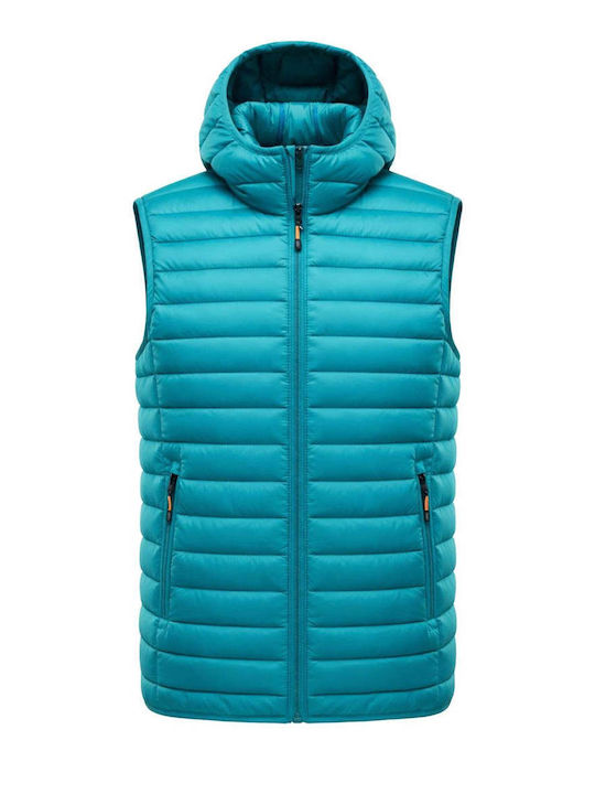 Sleeveless Jacket Turquoise
