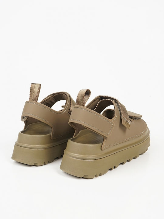 Summer Women's Khaki Platforms