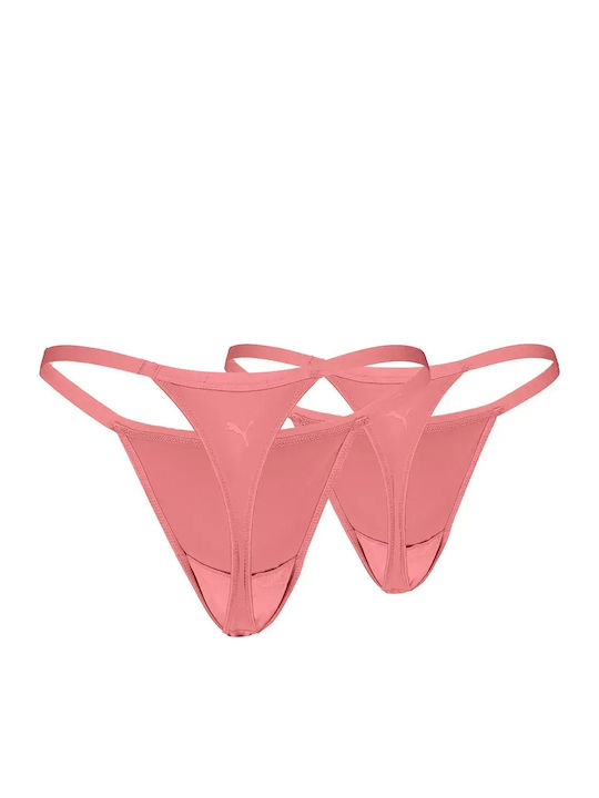 Γυναικεία String 2Pack Ροζ