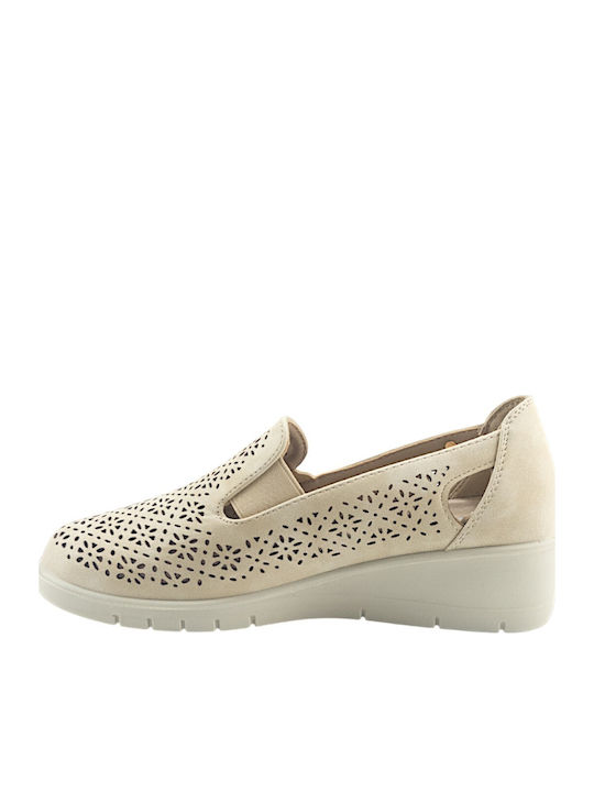 Γυναικεία Loafers σε Μπεζ Χρώμα