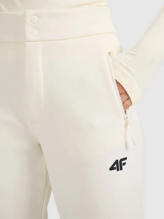 4F 4FWAW25TFTRF0943-12S Women's Ski & Snowboard Soft Shell Pants White