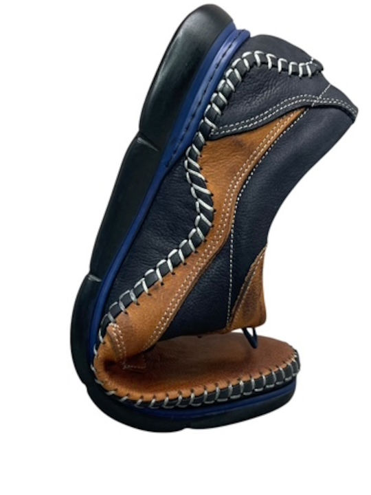 Leather Men's Casual Anatomic Tabac Brown Shoes