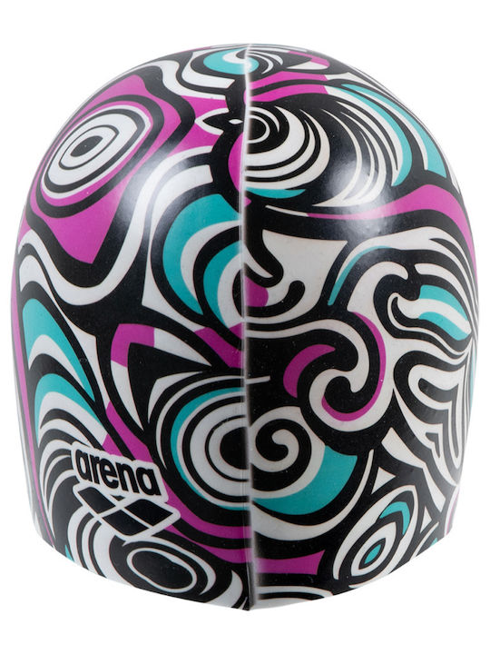 Arena Hd Cap Silicone Swimming Cap Adults 253 Illusion Arena Multi