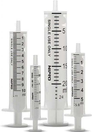 Nipro Syringe Without Needle 20ml 1 Piece