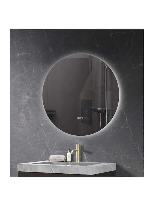 Badezimmerspiegel LED Berührung Mirrorlux Iris S-4528 Rund Form Φ-800mm