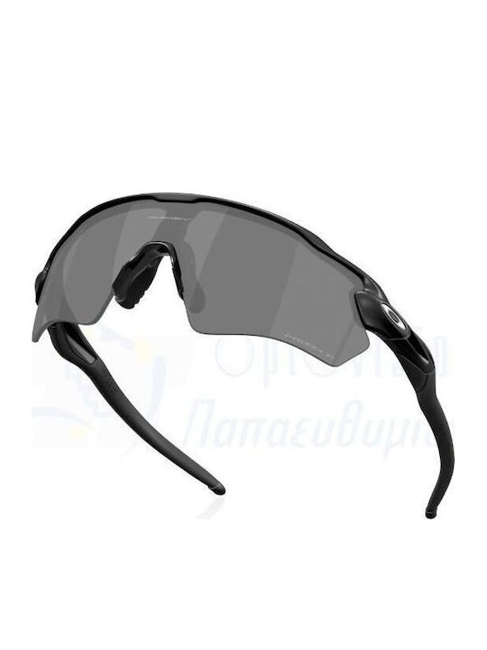 Oakley Radar Ev S Path Prizm Unisex Sonnenbrille mit Schwarz Kunststoff Gestell und Schwarz Polarisiert Linse OO9510-05