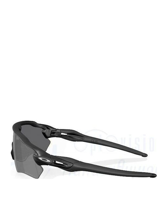 Oakley Radar Ev S Path Prizm Unisex Sonnenbrille mit Schwarz Kunststoff Gestell und Schwarz Polarisiert Linse OO9510-05