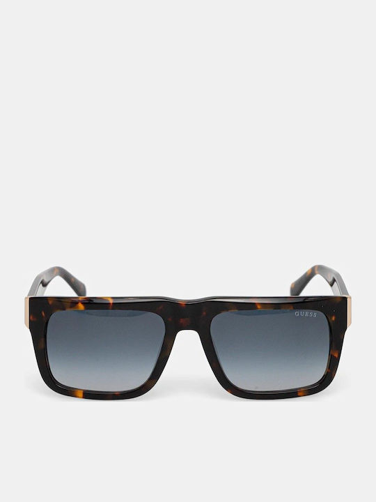 Guess Men's Sunglasses with Black Tartaruga Horn-Rimmed Frame and Grey Gradient Lens GU00171 52W