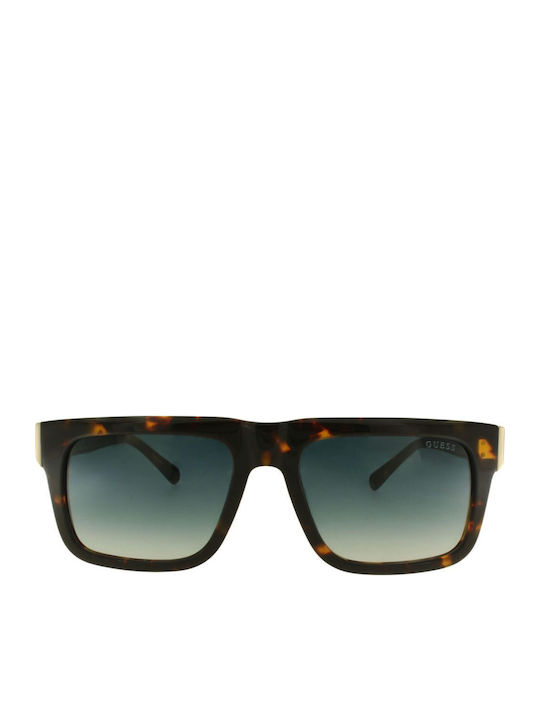 Guess Men's Sunglasses with Black Tartaruga Horn-Rimmed Frame and Grey Gradient Lens GU00171 52W