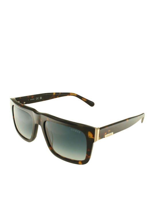 Guess Men's Sunglasses with Black Tartaruga Horn-Rimmed Frame and Grey Gradient Lens GU00171 52W