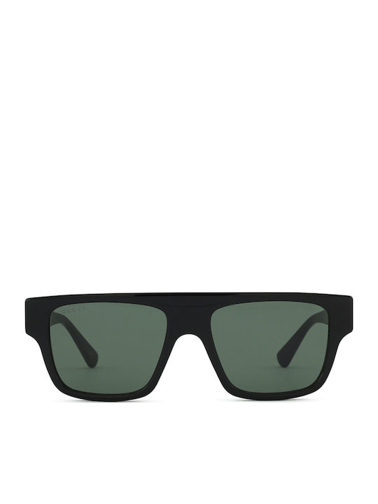 Gucci Unisex Sunglasses with Black Plastic Frame and Black Lens GG1960S 002