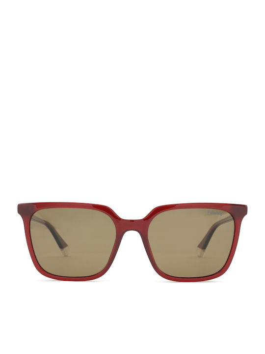 Polaroid Feminini Ochelari de soare cu Burgundy Cadru și Maro Lentilă PLD4163/S LHF/SP