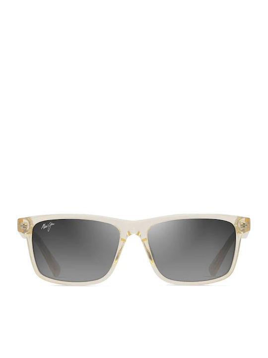 Maui Jim Γυναικεία Γυαλιά Ηλίου με Λευκό Σκελετό και Ροζ Ντεγκραντέ Φακό 587-21