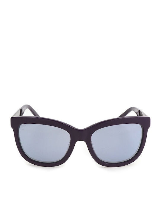 Swarovski Women's Sunglasses with Purple Plastic Frame and Purple Gradient Lens SK0125 81Z
