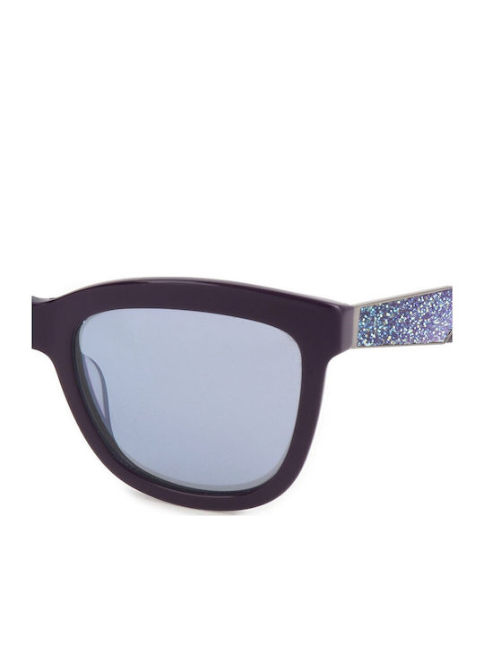 Swarovski Women's Sunglasses with Purple Plastic Frame and Purple Gradient Lens SK0125 81Z