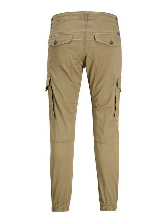 Elastic Cargo Trousers In Slim Fit Elmwood