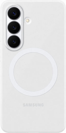 Samsung Магнитна Задна Корица Силикон Бяла (Galaxy S26)