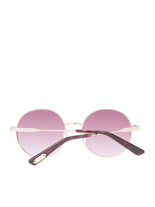 Pepe Jeans Women's Sunglasses with Rose Gold Metal Frame and Purple Gradient Lens PJ5196-470