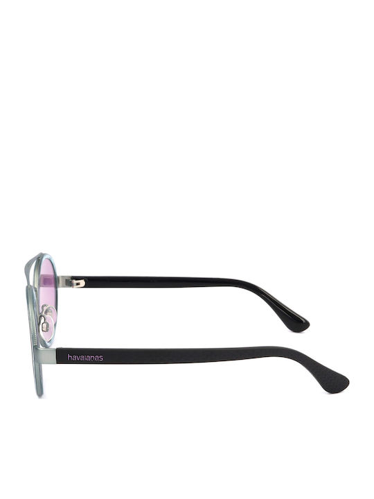 Havaianas Joatinga Unisex Sunglasses with Green Metal Frame and Gray Lens Joatinga 5CB/13